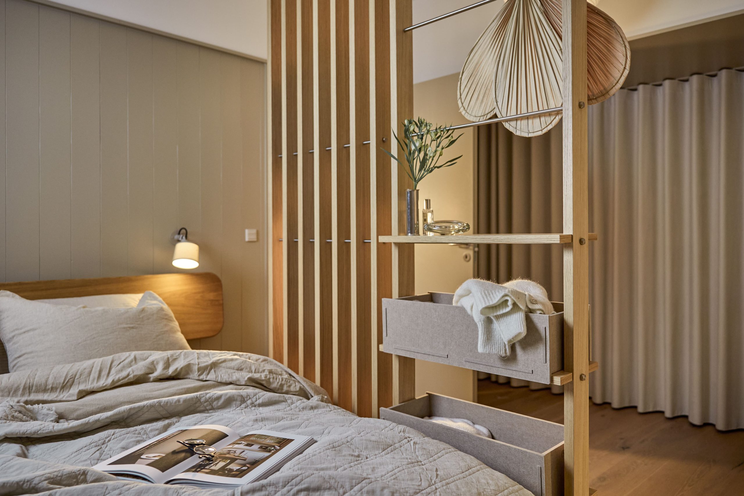 Indretningsdesign med WoodUpp paneler og interaktive hotspots